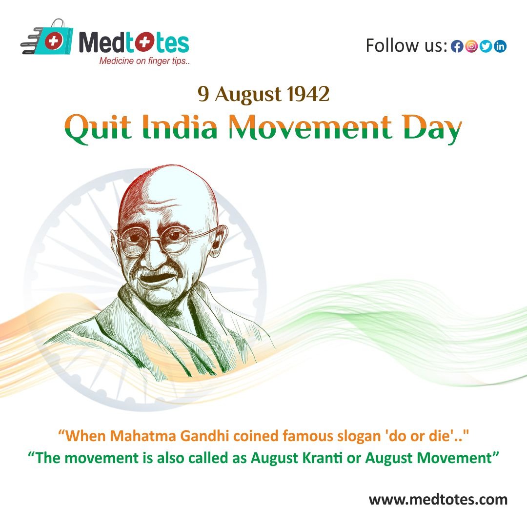 “When Mahatma Gandhi coined famous slogan 'do or die'.." “The movement is also called as August Kranti or August Movement”