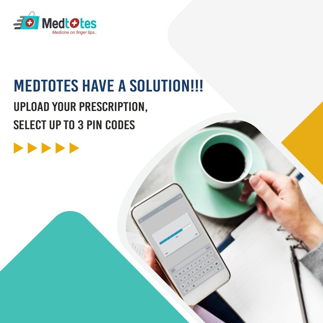 Hello, now, that all the offices, schools, colleges have started and people are stepping out to their destinations, with their busy schedules they often tend to forget to purchase their parents’ medicines or refill their own stock for some chronic diseases such as Diabetes, Thyroid, BP etc… So, we “Medtotes” are providing you a solution to order your medicines online, from a store which is well known and trusted to you as it is located within your own pin code. All you need to do is download the Medtotes App from Play store, upload your Doctor Prescription, and get multiple quotes. view multiple quotes, place Order, sit back and relax, Medicines will be delivered to your home by the pharmacy, So, why delay? Just download the app now and start enjoying the services.