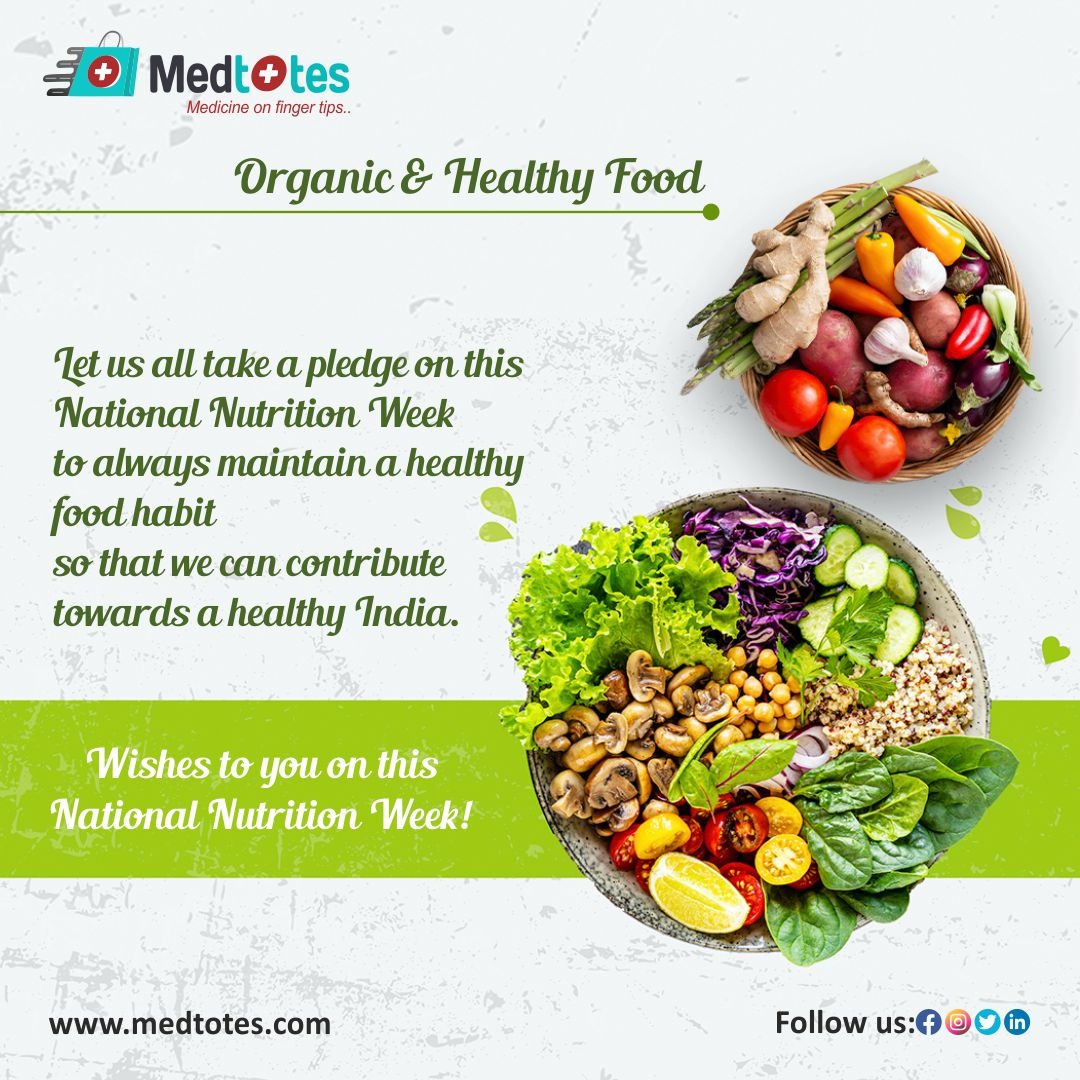 National Nutrition Week 2022 - Medtotes ,Healthcare to Homecare