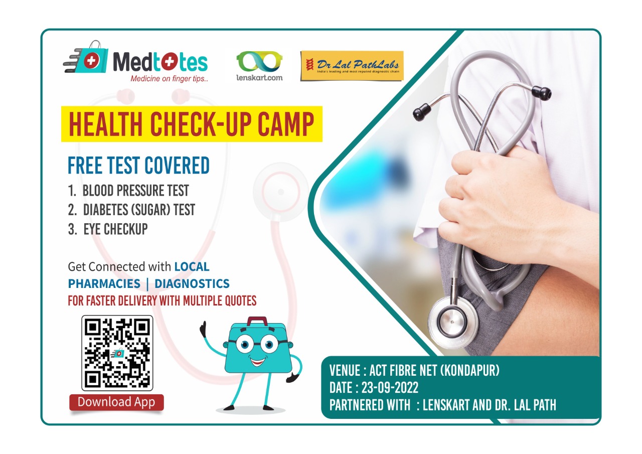 Preventive Health Camp @ Act Fibre Net (Kondapur)